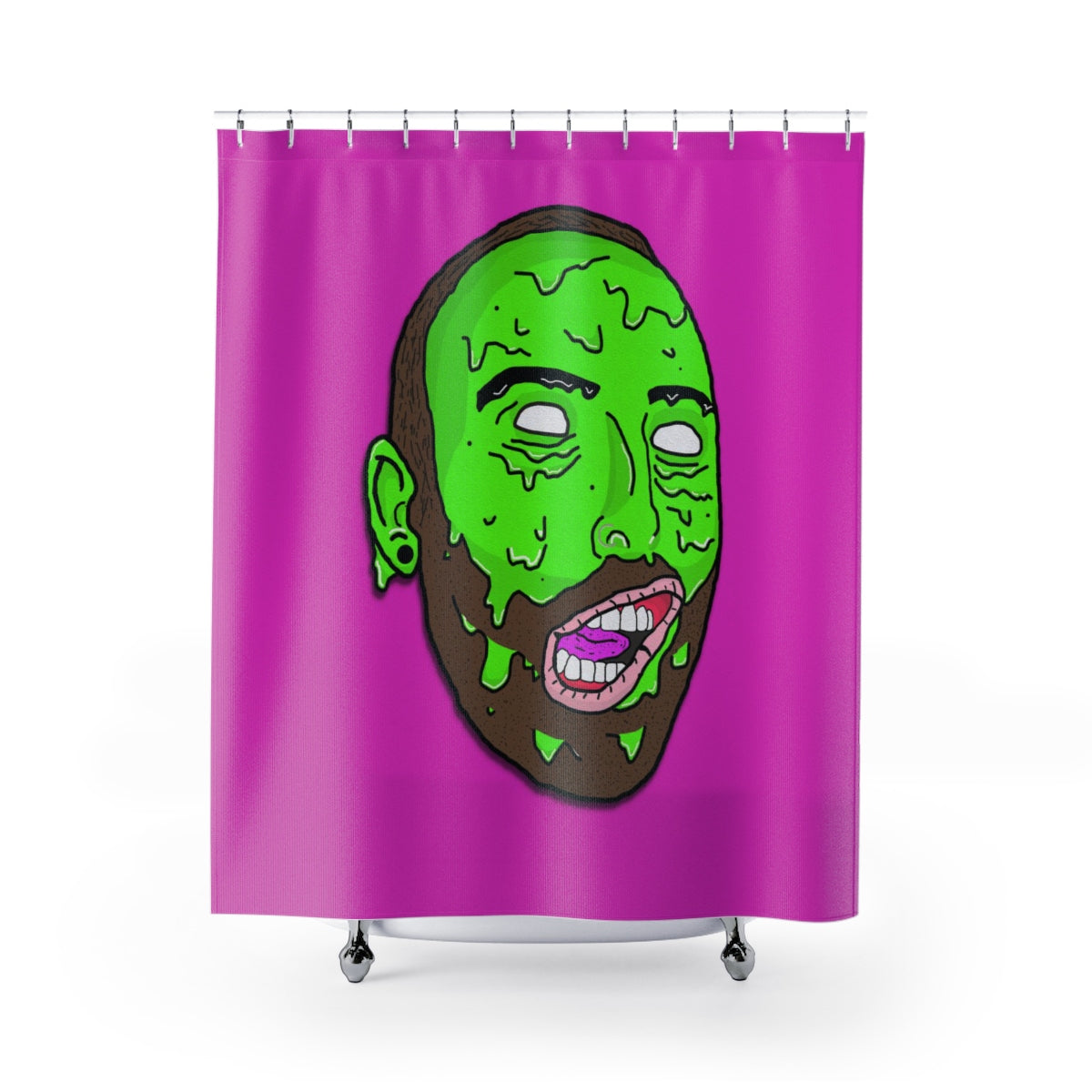 BS-Grime Shower Curtains